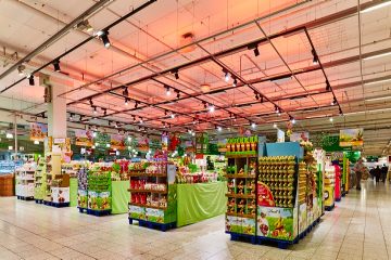 Interact Retail belysningsscener