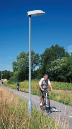 Mini Iridium på cykelsti