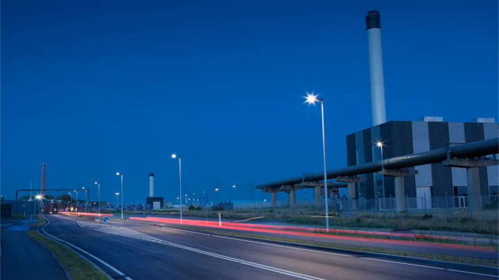 Hovedvej med MileWide2 LED-armaturer