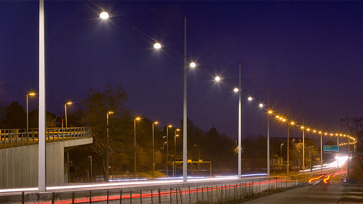 Energibesparende LED-belysning i Gentofte