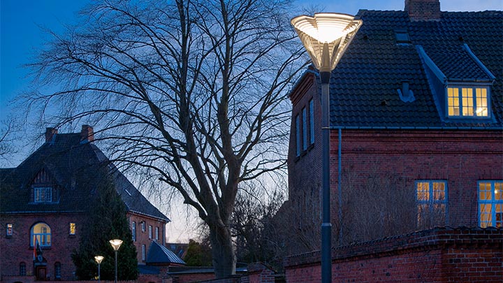 LED-belysning på Østerbro