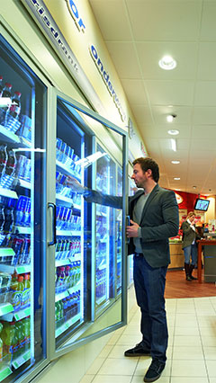 Bedre produktbelysning i butikken med Philips' køleskabsbelysning