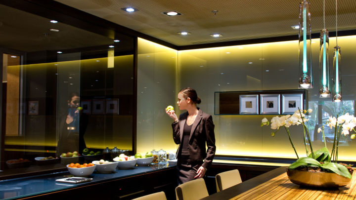Philips-spotlights i mødelokalerne er med til at puste nyt liv i Marriott Hotel, Frankfurt