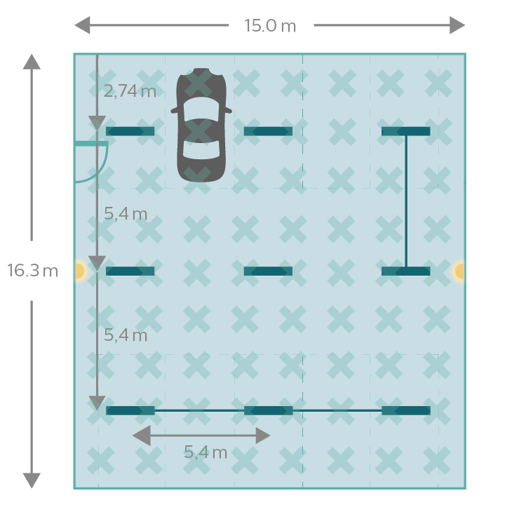 Car park diagram
