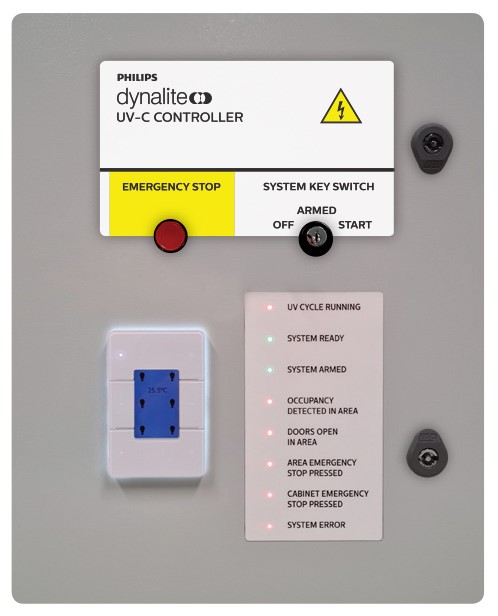 Philips Dynalite UV-C-lysstyringssystem til desinfektion af overflader