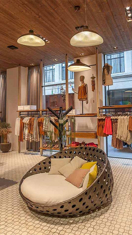 Veloplyst detailbutik med Philips PerfectAccent