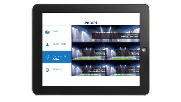 ArenaVision: Få fuld kontrol over stadionbelysningen via en mobilenhed