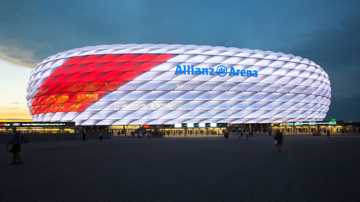Philips' LED-specialbelysningsløsning til Allianz Arena i forbindelse med Audi Cup – sportsbelysning