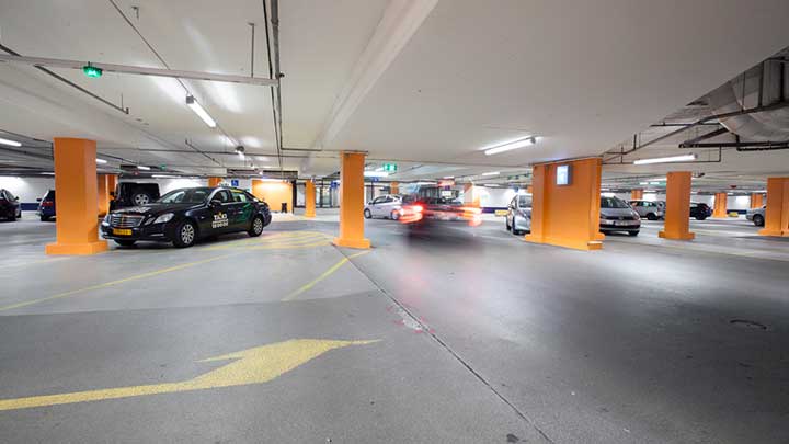 Parkeringshuset ved Globen