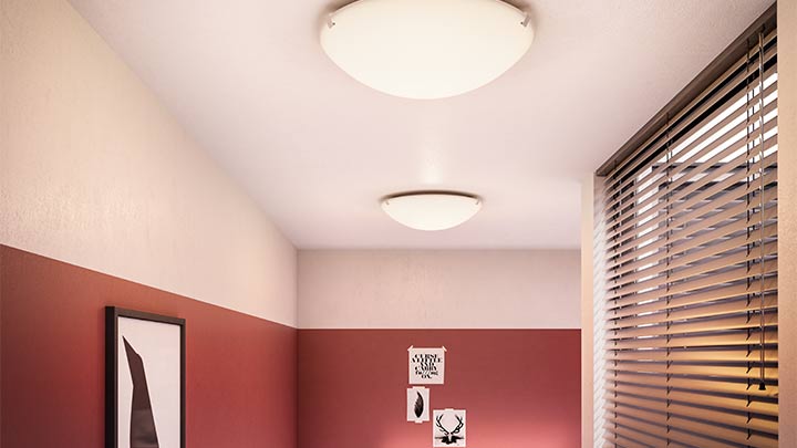 Philips loftlamper til soveværelset og stuen