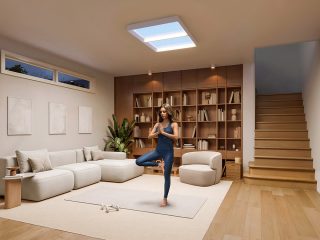 Philips Skylight forvandler øjeblikkeligt dit hjemmekontor med en naturlig dagslysoplevelse ​
