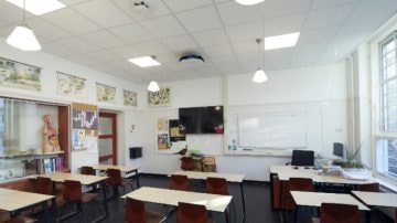 UV-C-luftdesinfektion i skolebygninger